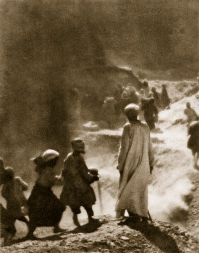 At the tomb of Tutankhamun, 1916 by Lord George Carnarvon
